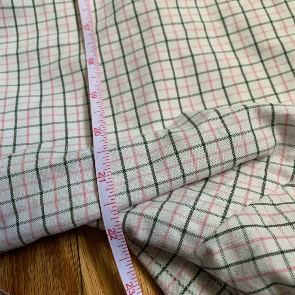 Ralph Lauren Plaid Cream Button Down Long Sleeve Size XL. Custom Fit - Picture 7 of 7